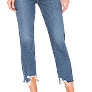 Agolde Riley High Rise Straight Crop